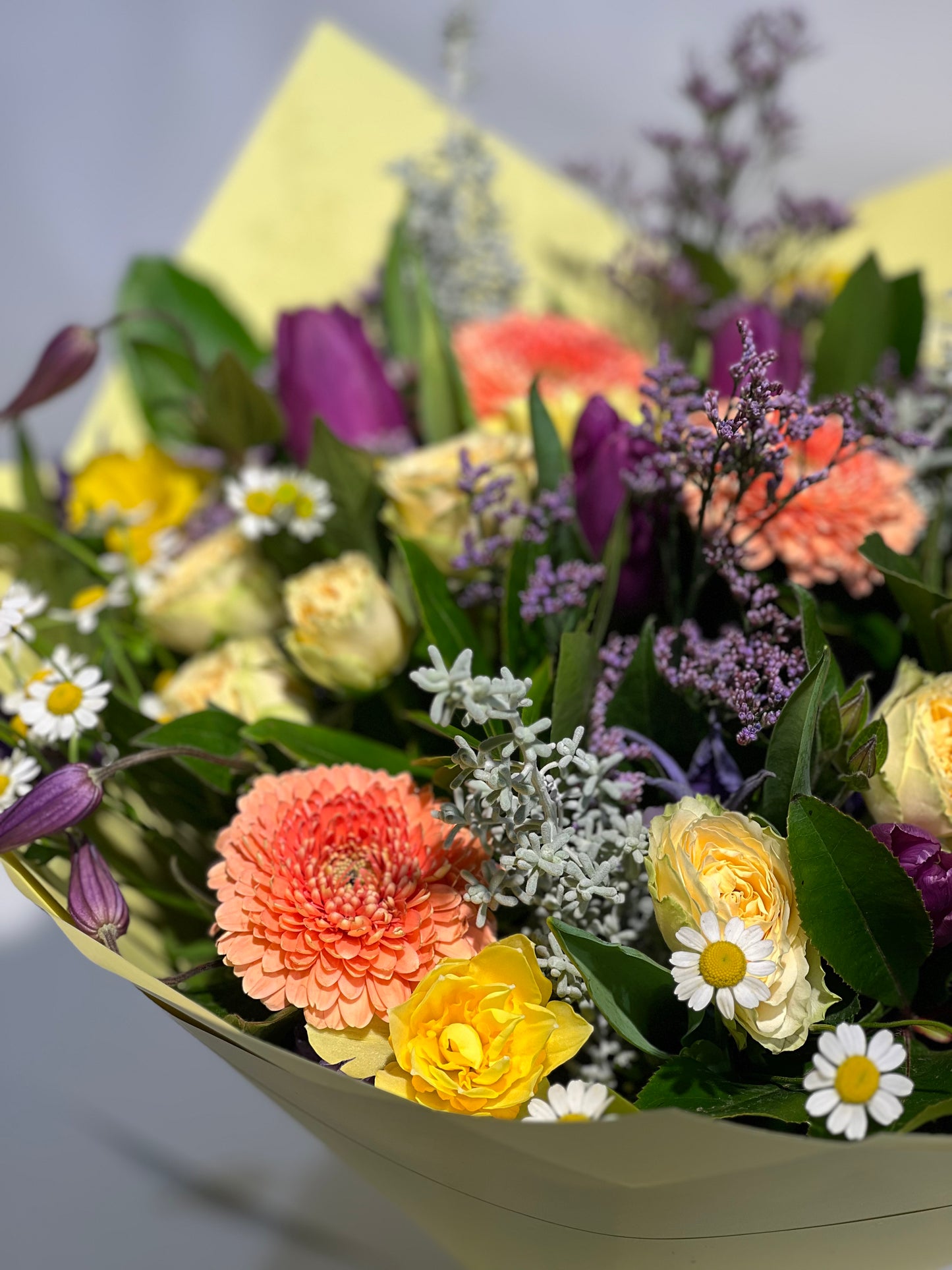 Spring flower bouquet