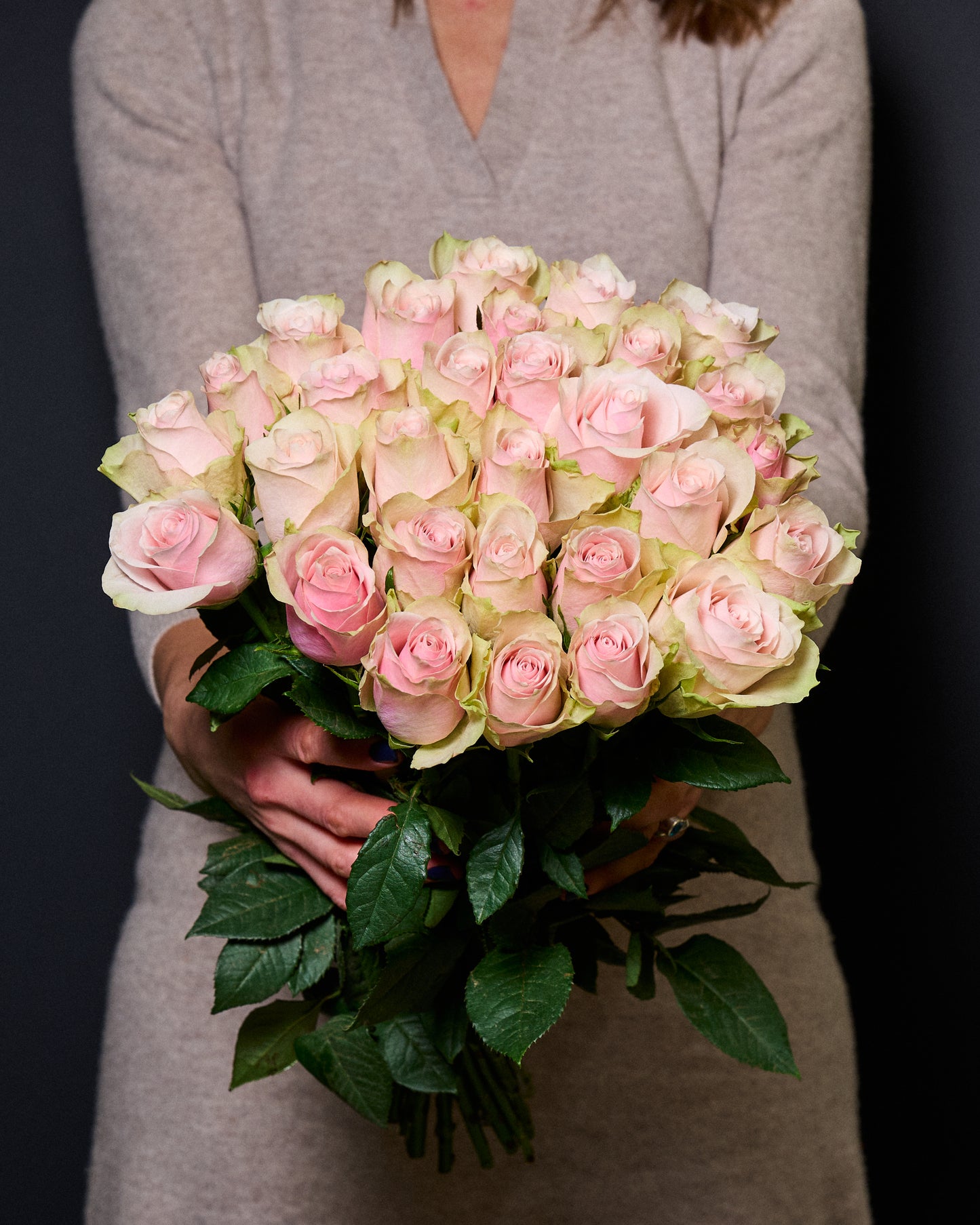 Pink roses 70-80cm