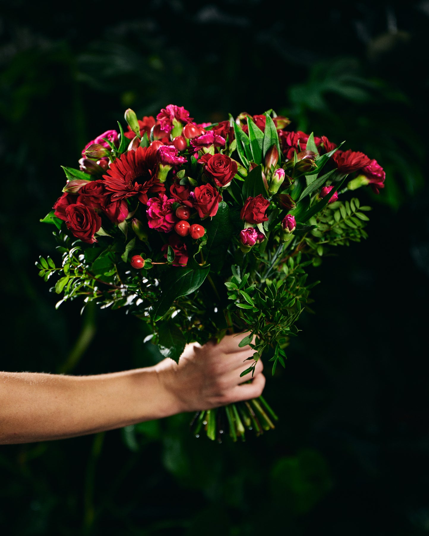 Blush flower bouquet