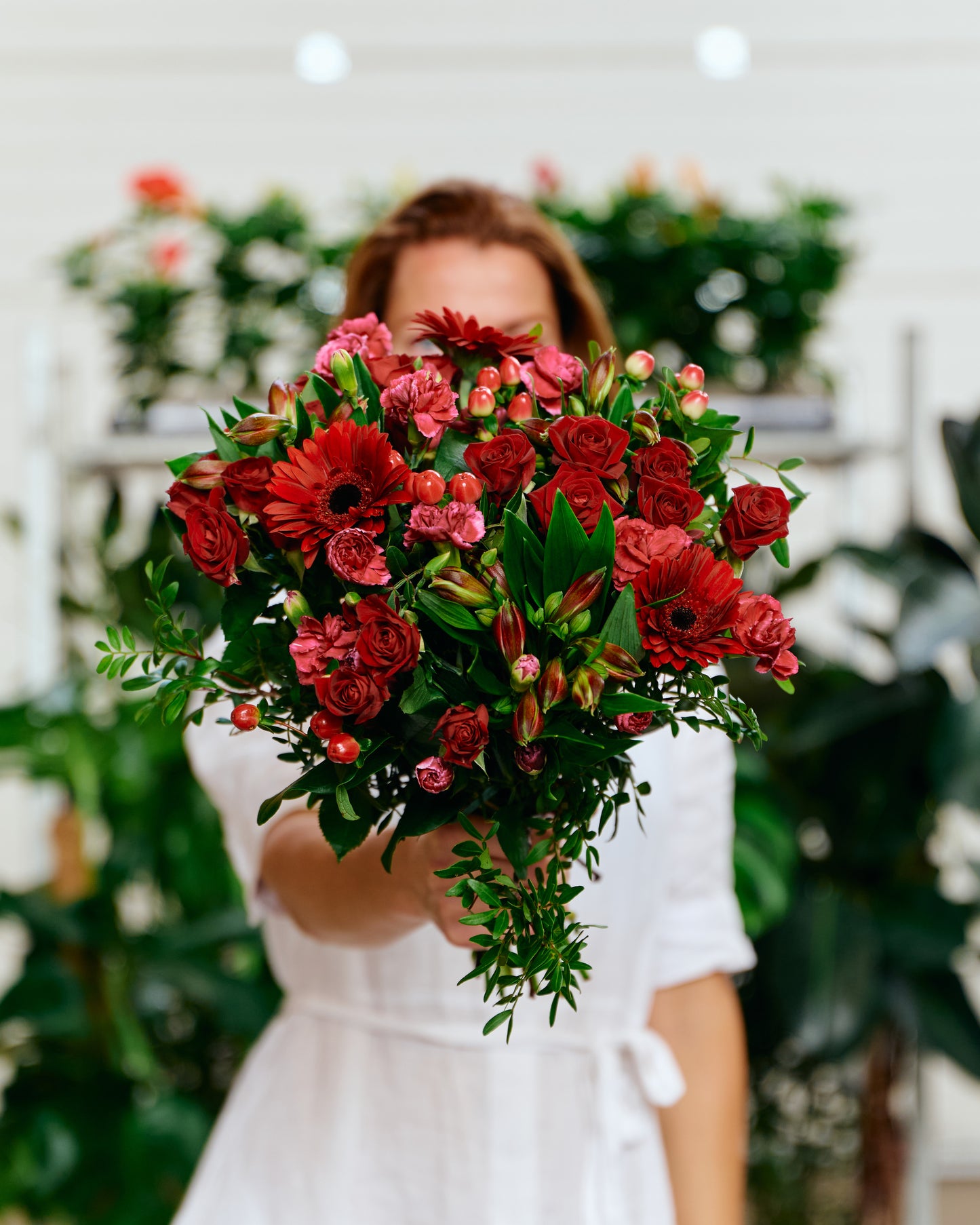 Blush flower bouquet