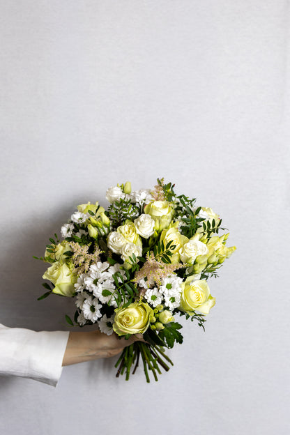 White flower bouquet