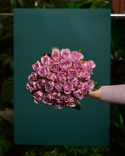 Violet roses 70-80cm