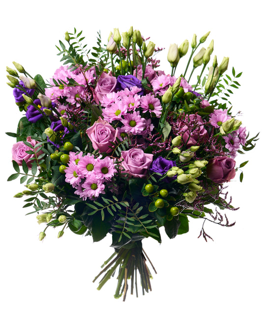 Purple flower bouquet