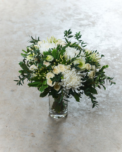 White flower bouquet