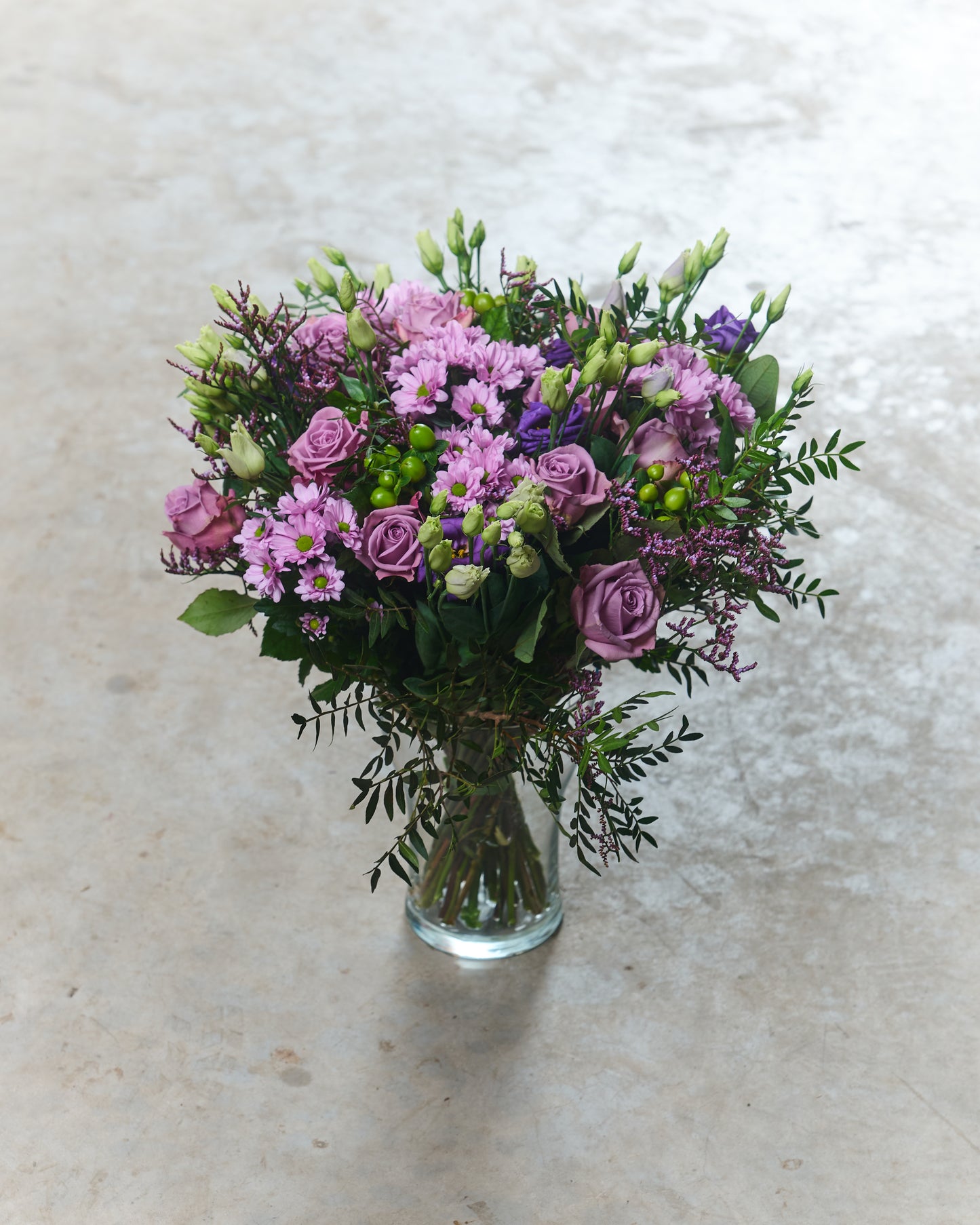 Purple flower bouquet