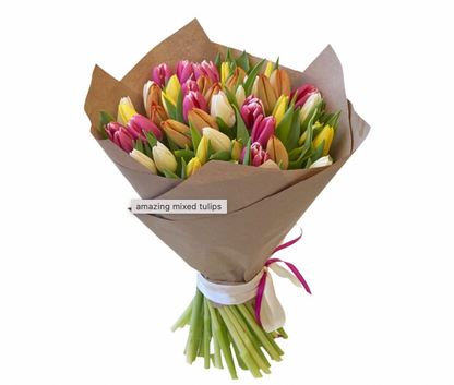 Krāsainas tulpes